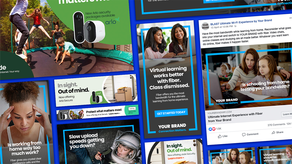 Subscribers with personalized campaigns collage